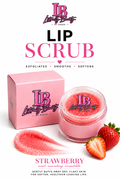 Strawberry lip scrub