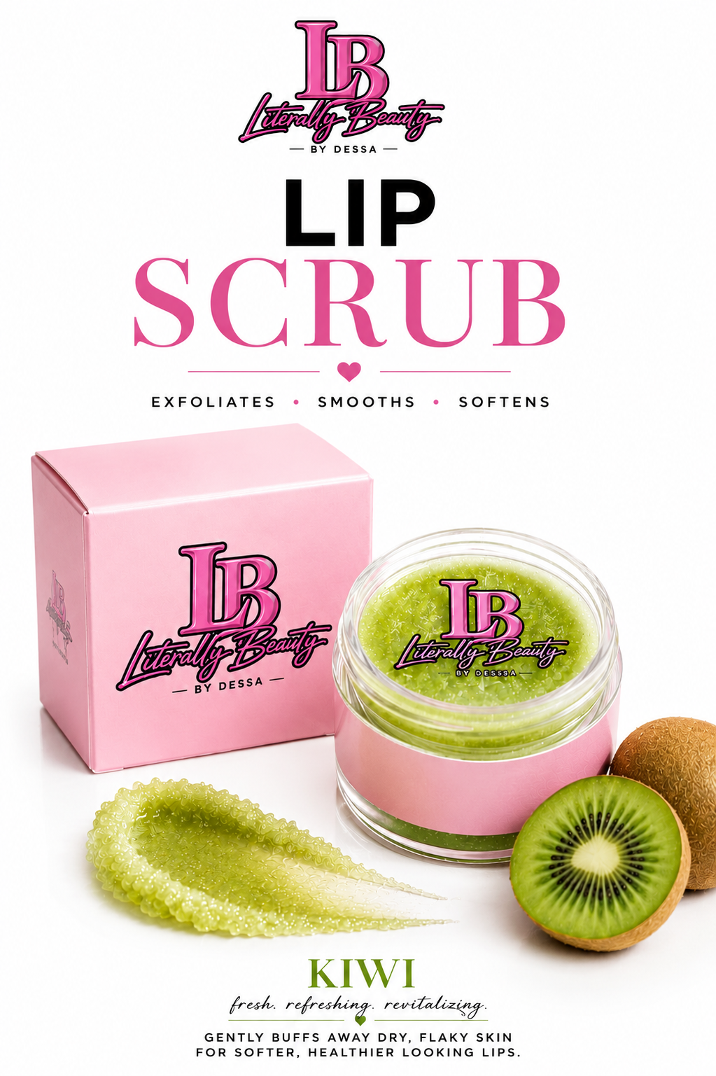 Kiwi lip scrub
